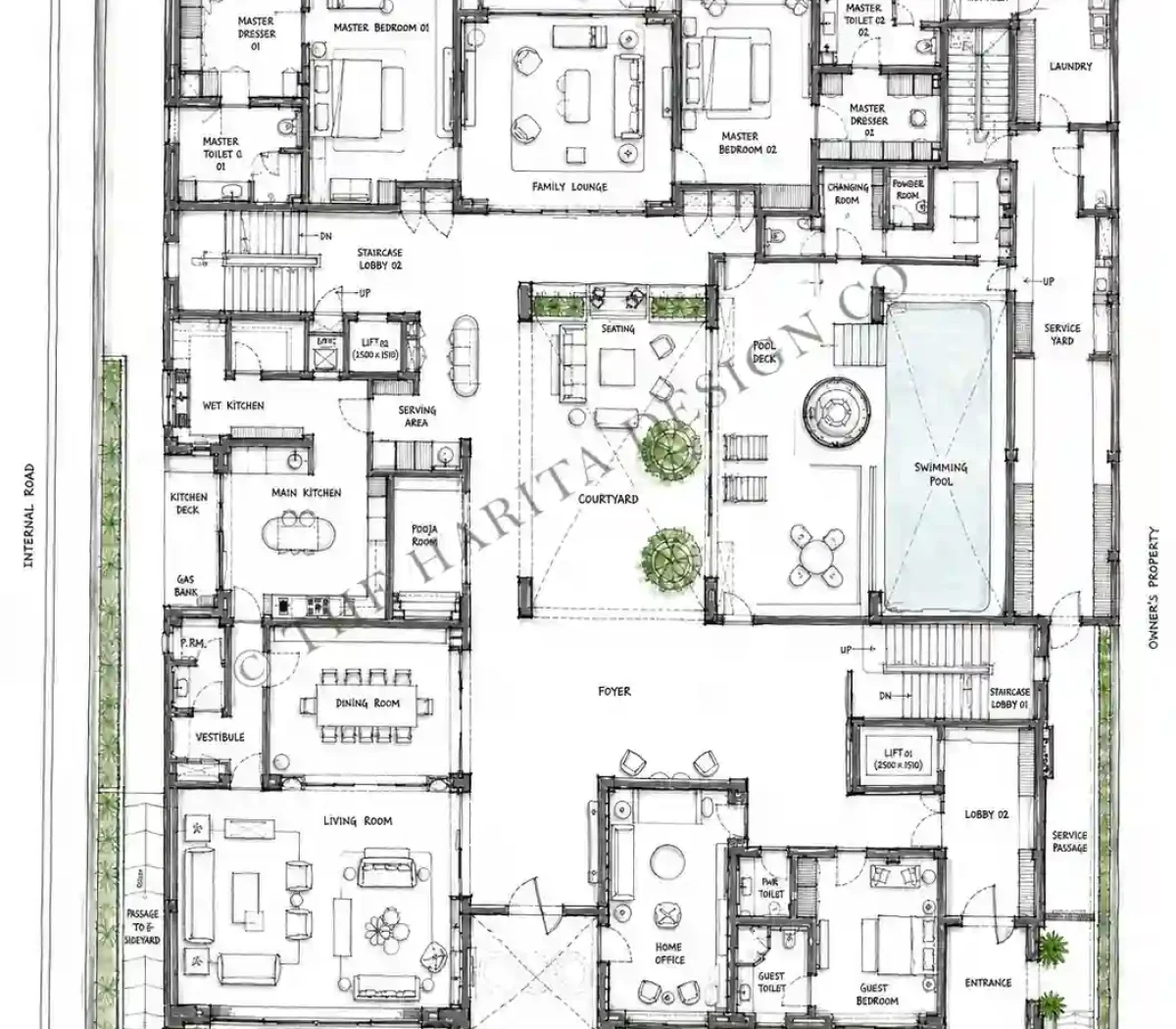 W-D&A-Res-YADAV RESIDENCE-ALAMEDA-1-GROUND FLOOR