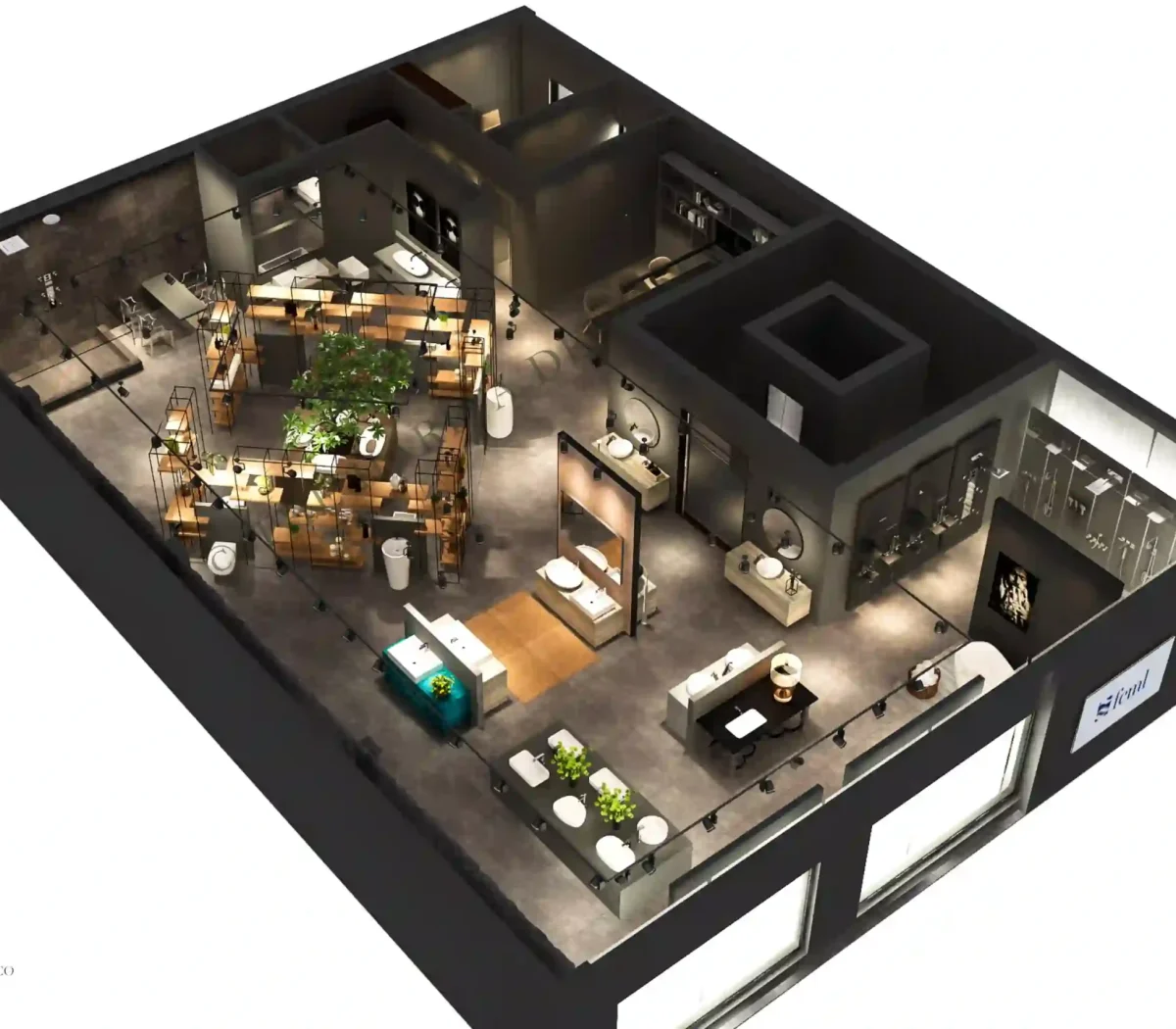 W-ID-CE-FCML Chennai-1-ISOMETRIC VIEW